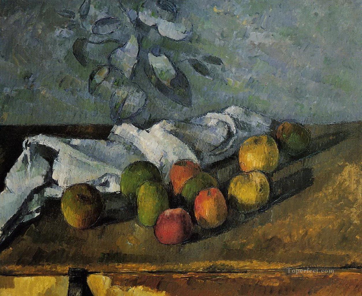 リンゴとナプキン ポール・セザンヌ油絵